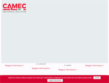 Tablet Screenshot of camec.net